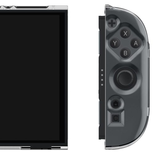 Védőtok Nintendo Switch 2 konzolhoz, Hátlapi és 2x Joy-Con controller tok - Átlátszó - Spigen Air Fit