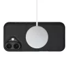 iPhone 17, Mágneses Öko bőr telefontok kártyatartóval és állvánnyal - Matt fekete - Tech-Protect Wallet MagSafe