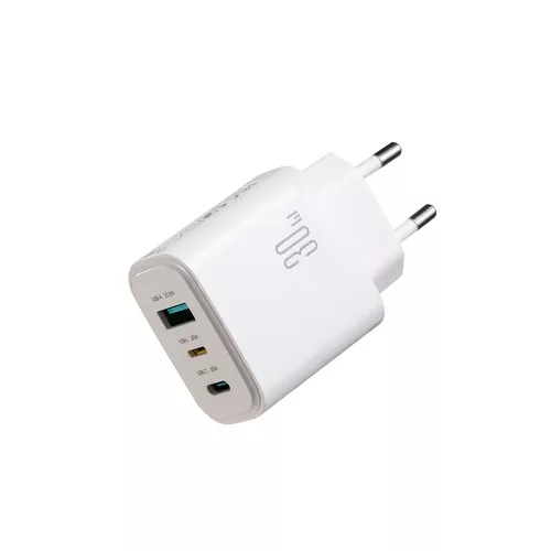 Joyroom JR-TG6 GaN 30 W-os fali töltő – fehér