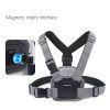Techsuit – Mellre rögzíthető Kamera tartó GoPro-hoz (JX-002) - Szürke