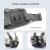 Techsuit – Mellre rögzíthető Kamera tartó GoPro-hoz (JX-002) - Szürke