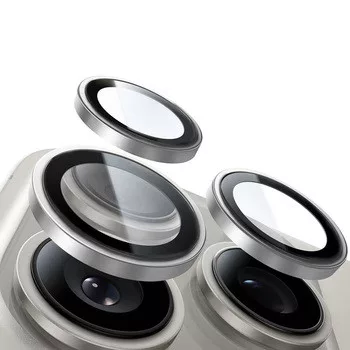 Edzett Üveg Kamera Védő iPhone 16 Pro/16 Pro Max - Átlátszó