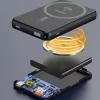 Dudao K14S+ USB-C / MagSafe vezeték nélküli powerbank 20W 10000mAh állvánnyal - fehér