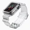 Szilikon Szíj és Tok Apple Watch-hoz - 44 mm - Szürke