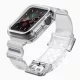 Szilikon Szíj és Tok Apple Watch-hoz - 44 mm - Szürke