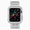 Szilikon Szíj és Tok Apple Watch-hoz - 44 mm - Szürke