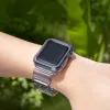 Szilikon Szíj és Tok Apple Watch-hoz - 44 mm - Szürke