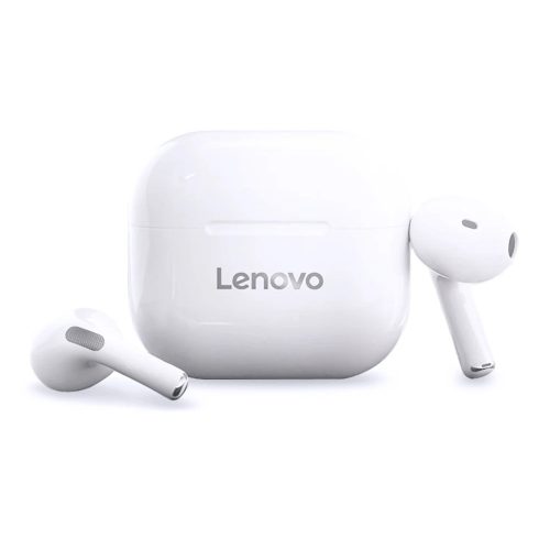 Lenovo LP40 vezeték nélküli Bluetooth fülhallgató - Fehér