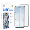 iPhone 17 Air kijelzővédő fólia - edzett üveg, 4H karcállóság, ujjlenyomat-mentes, ütés- és törésálló, teljes kijelzős védelem - Lito NB Screen Protector
