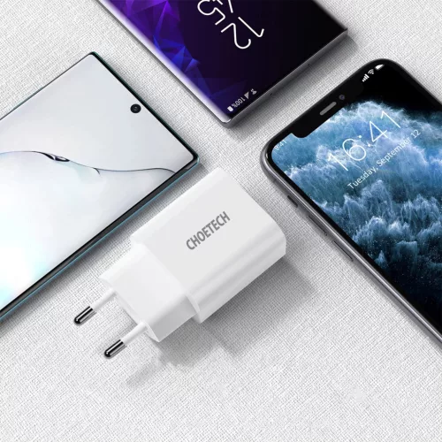 Choetech USB Type C 20W Power Delivery 3A Fali Töltő adapter 