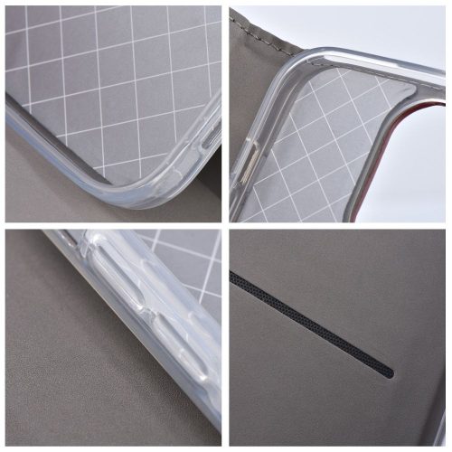  Xiaomi 15, Mágneses Kinyitható ECO bőr tok belső kártyatartó zsebbel - Zöld - Smart magneto