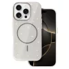 MagSafe Slim Csillogós tok iPhone 15 - Ezüst