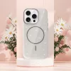 MagSafe Slim Csillogós tok iPhone 15 - Ezüst