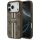 iPhone 17 Pro, Guess Hardcase 4G Printed Stripes MagSafe tok - Barna