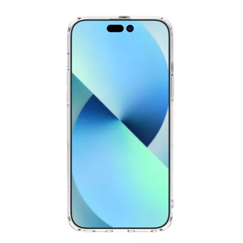 Nillkin Nature Pro szilikon ütésálló átlátszó-fehér tok - iPhone 15 Pro