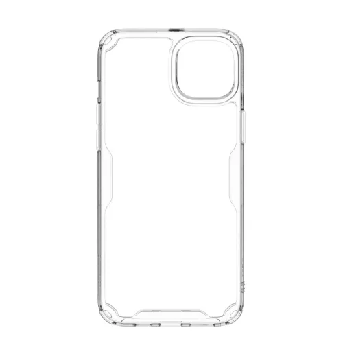 Nillkin Nature Pro szilikon ütésálló átlátszó-fehér tok - iPhone 15 Pro