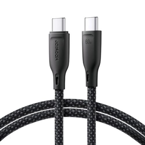 Joyroom Multi-Color S-A34 USB-C / USB-C Kábel 60W 1m - Fekete
