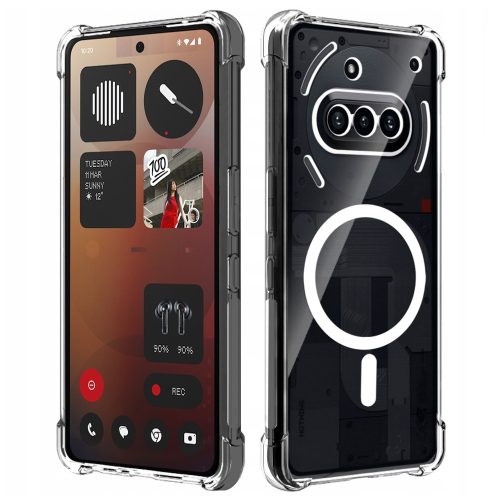Techsuit Shockproof MagSafe Átlátszó szilikon tok - Nothing Phone 3a