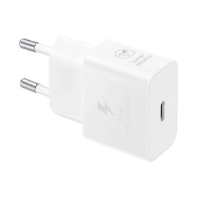 Samsung fali töltő adapter, 25W, USB-C - fehér