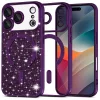 Techsuit - Luxury Glitter MagSafe - iPhone 17 Pro Max -  Deep Purple