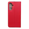 Samsung Galaxy A26 5G, Kinyitható kártyatartós tok állványfunkcióval - Piros - SMART CASE 