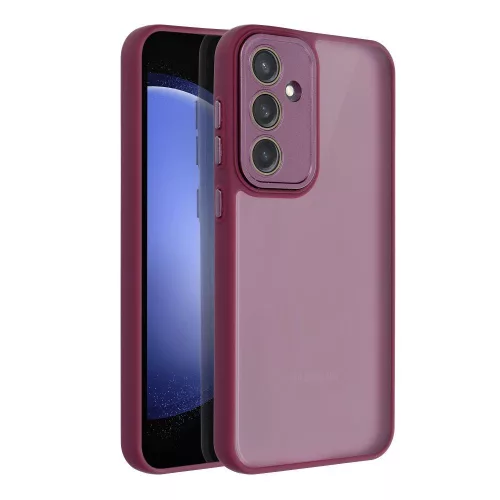 VARIETE Átlátszó matt tok SAMSUNG S25 - Lila