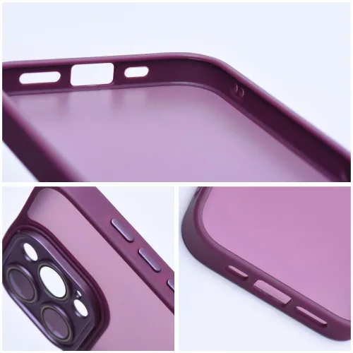 VARIETE Átlátszó matt tok SAMSUNG S25 - Lila
