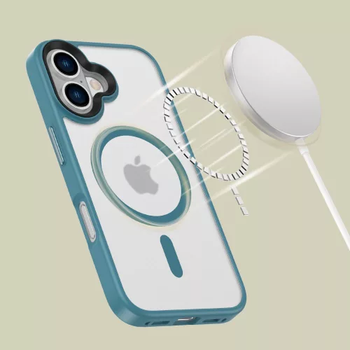 Tech-Protect MagMat MagSafe iPhone 16 tok - Kék