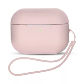 Szilikon Csuklópántos Rózsaszín Airpods Pro 1/2 Tok