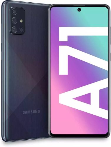 Samsung Galaxy A71 128GB Fekete - Használt, Kiváló 