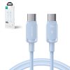 Joyroom Multi-Color 100W A14 USB-C / USB-C 3A Kábel 1.2 m - Kék