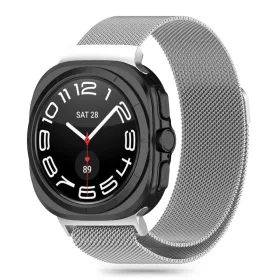   Tech-Protect MilaneseBand Szíj Samsung Galaxy Watch Ultra (47mm) - Ezüst