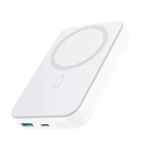   Joyroom JR-W020 20W MagSafe Powerbank 10000 mAh + 0,25m USB-A - USB-C kábel  - Fehér