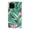 Virág mintás kinyitható tok design 2 kék virággal - Samsung Galaxy A32 4G