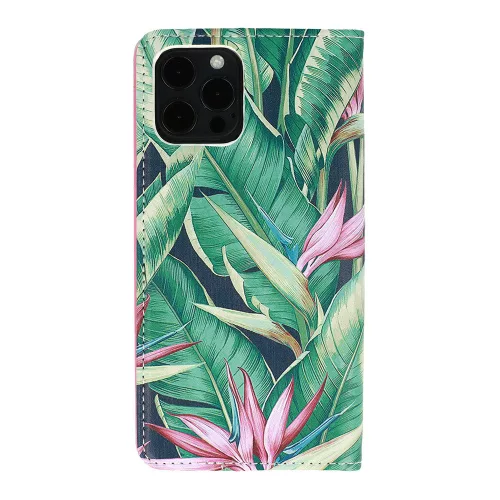 Virág mintás kinyitható tok design 2 kék virággal - Samsung Galaxy A32 4G