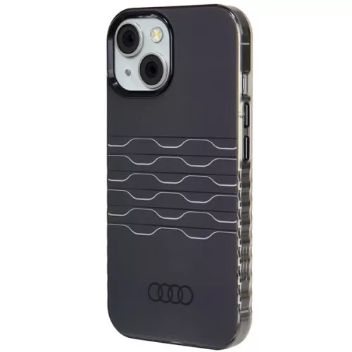 Audi IML Magsafe fekete tok (iPhone 15)