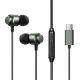 Joyroom JR-EC06 USB-C vezetékes fülhallgató - szürke