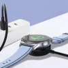 Tech-Protect MC03 UltraBoost induktív töltő Samsung Galaxy Watch-hoz USB-C 100 cm - Fekete