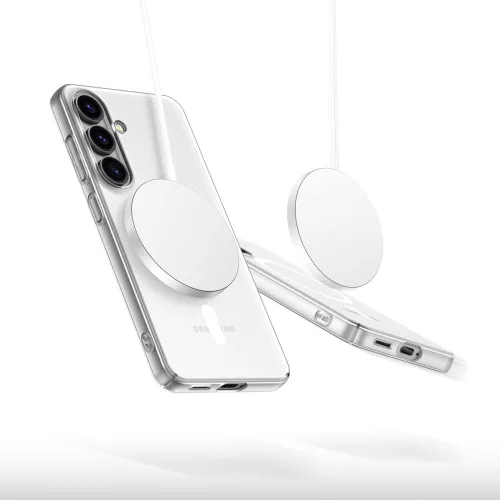 Samsung Galaxy S25, Tech-Protect MagSlim MagSafe tok - Matt Fehér