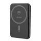 Dudao K14S USB-A / USB-C / MagSafe powerbank 20W 5000mAh - Fekete