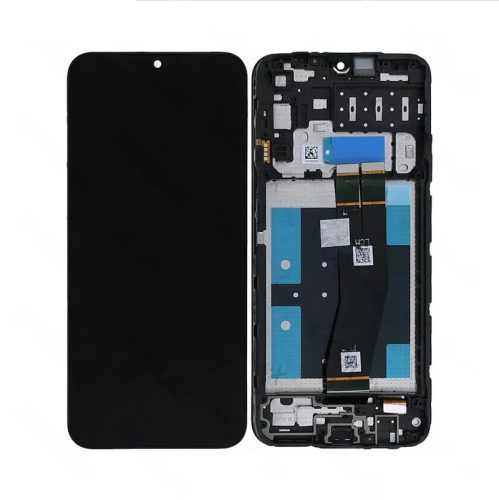 Gyári OEM LCD kijelző kerettel - Fekete - Samsung Galaxy A14 5G 2023 - SM-A146P