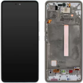   Gyári OEM LCD kijelző - Fehér - Samsung Galaxy A33 5G 2022 - SM-A336
