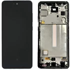   Gyári OEM LCD kijelző - Fehér - Samsung Galaxy A52s 5G 2021 - SM-A528