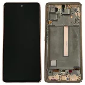   Gyári OEM LCD kijelző - Arany/barack - Samsung Galaxy A53 5G 2022 - SM-A536