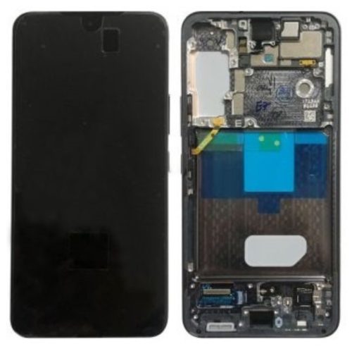 Gyári OEM LCD kijelző - Fekete - Samsung Galaxy S22 5G 2022 - SM-S901