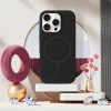 MagSafe Slim Szilikon tok iPhone 15 - Fekete