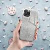 SHINING Glitteres tok Samsung A16 5G - Ezüst