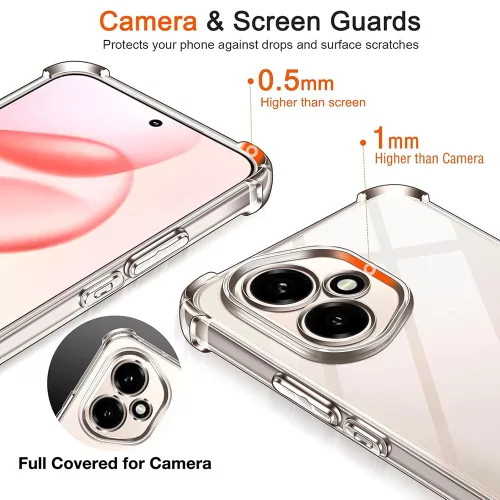 Techsuit Shockproof Átlátszó szilikon tok OnePlus 13