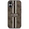 iPhone 17, Guess Hardcase 4G Printed Stripes MagSafe tok - Barna