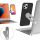 Techsuit Asztali tartó Laptop/Monitor tartóval, összecsukható – Ezüst